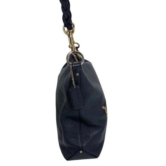 COACH Abby Duffle Leather Shoulder Crossbody Bag F31507 + Matching Wallet F16612 - Picture 8 of 16